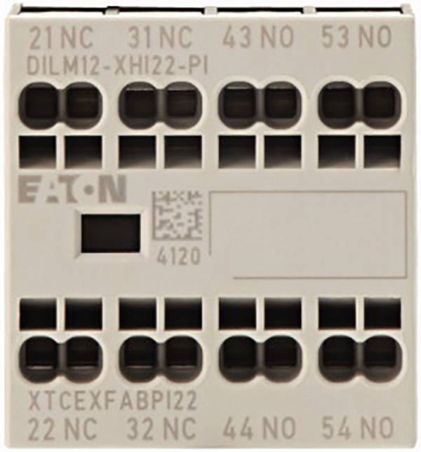 Contact auxiliaire Eaton DILM12-XHI22-PI 199458 240 V/AC 3.5 A 2 NO (T), 3 NF (R) 1 pc(s)