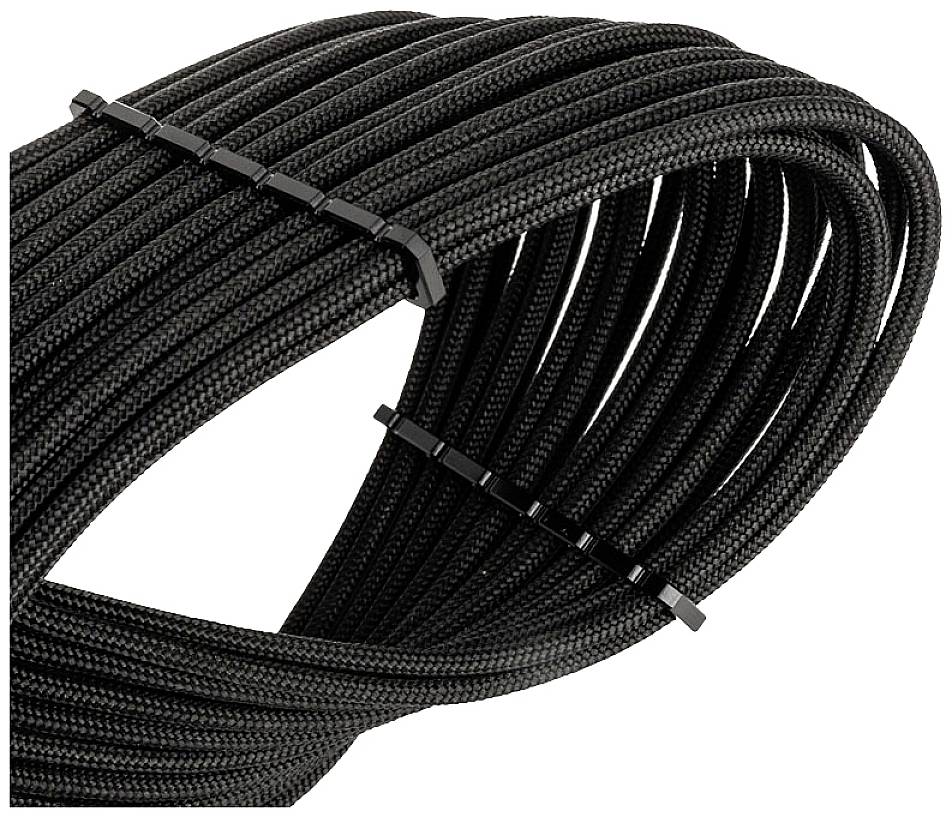 Câble de raccordement Bitfenix alimentation 0.45 m noir-1