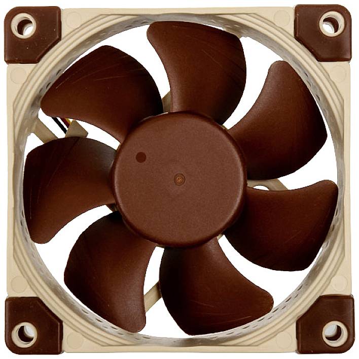 Noctua 9010018100310 Ventilateur pour PC marron (l x H x P) 80 x 80 x 25 mm-1
