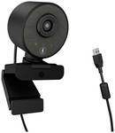 Webcam Full HD avec microphone et fonction de suivi automatique Ki - inclut un angle de vue jusqu'à 350°