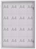 Maul Présentoirs MAULexcite Utilisation pour format de papier: 16 x DIN A4 à l'extérieur à l'abri de la pluie 6654408 aluminium argent 1 pc(s)