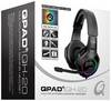 QPAD QH20 Micro-casque supra-auriculaire filaire Stereo noir, RVB Gaming