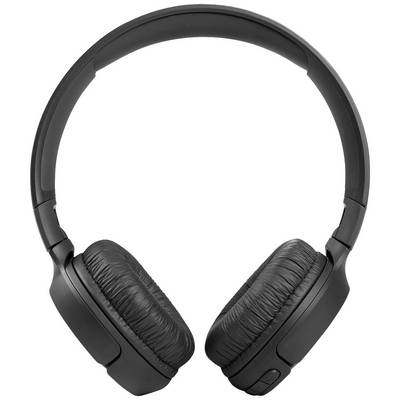 Écouteurs sans fil noirs avec coussinets d'oreille rembourrés.