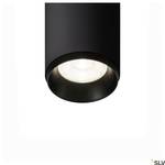 Luminaire encastrable NUMINOS CL DALI S, plafonnier LED intérieur noir/noir 4000K 60°