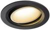 SLV 1003629 NUMINOS MOVE L Luminaire à LED encastrable LED intégrée 25.41 W noir