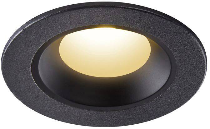 SLV 1005502 NUMINOS XS Luminaire à LED encastrable LED intégrée noir