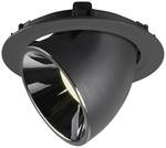 Lampe encastrable NUMINOS ® GIMBLE XL, noir/chrome 4000K 55°