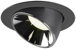 Lampe encastrable NUMINOS ® GIMBLE XL, noir/chrome 4000K 20°
