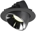 Lampe encastrable NUMINOS ® GIMBLE XL, noir/chrome 4000K 20°