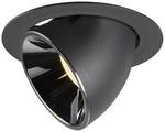 Lampe encastrable NUMINOS ® GIMBLE XL, noir/chrome 3000K 40°