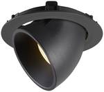 Lampe encastrable NUMINOS ® GIMBLE XL, noir 3000K 55°