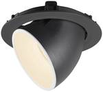 Lampe encastrable NUMINOS ® GIMBLE XL, noir/blanc 2700K 55°