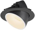 Lampe encastrable NUMINOS ® GIMBLE XL, noir/blanc 2700K 55°