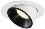 Lampe encastrable NUMINOS ® GIMBLE L, blanc/noir 4000K 40°