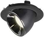Lampe encastrable NUMINOS ® GIMBLE L, noir/chrome 4000K 20°