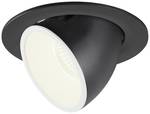 Lampe encastrable NUMINOS ® GIMBLE L, noir/blanc 4000K 55°