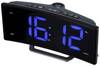 Roxx CR 302P Radio-réveil FM USB fonction de charge de la batterie, fonction réveil noir