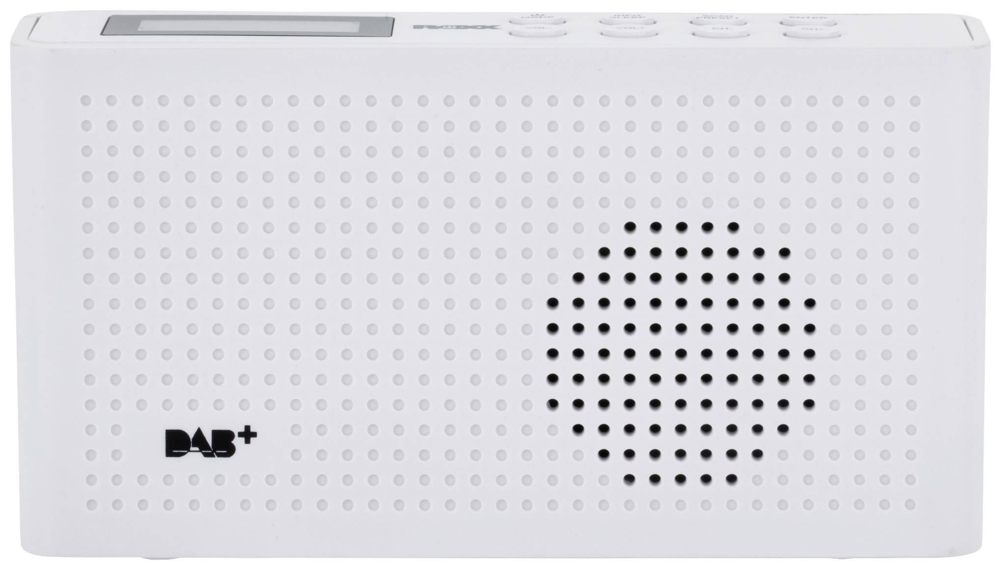 Roxx DAB 201 Radio de poche DAB+, FM   rechargeable blanc-1