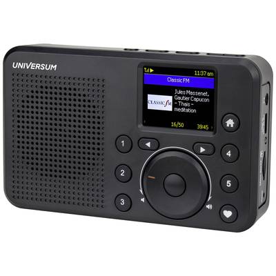 UNIVERSUM IR 200-21 Radio Internet de poche Internet Bluetooth, SD, WiFi,  radio internet rechargeable noir - Conrad Electronic France