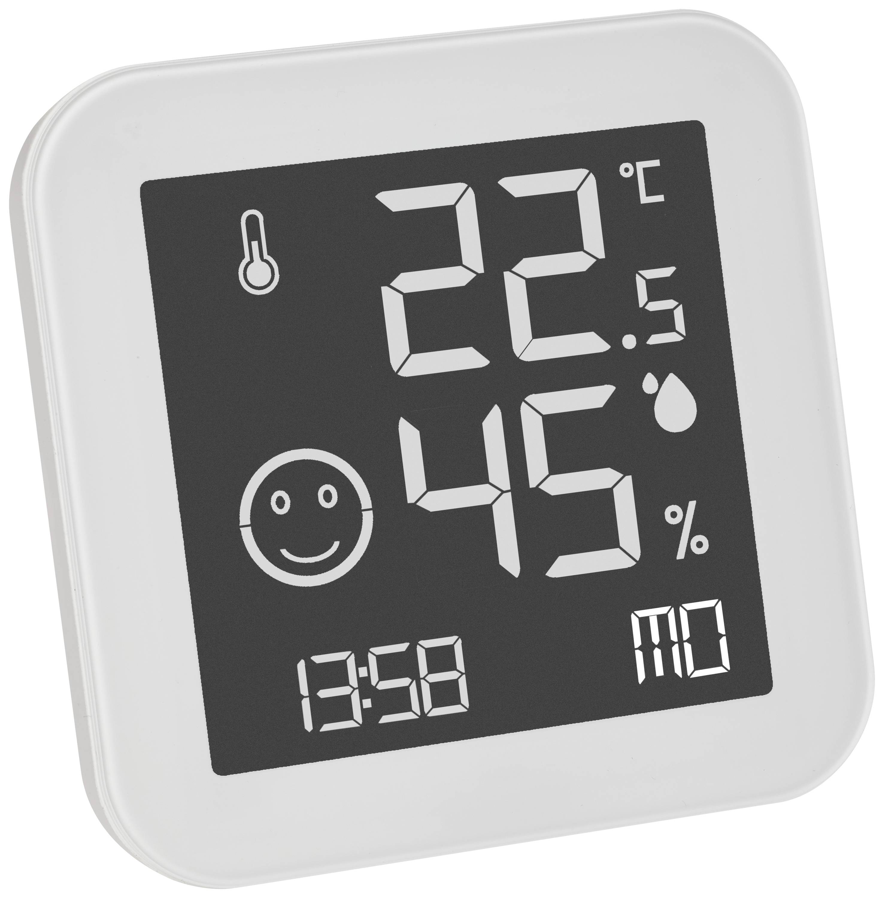 TFA Dostmann BLACK & WHITE Thermo-hygromètre blanc 30.5054.02