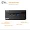 Un mini-PC noir avec les ports : prise casque/microphone, USB 3.2 Type C, USB 3.2 Gen1, bouton marche/arrêt. Texte : 'ASUS MiniPC PN41'.