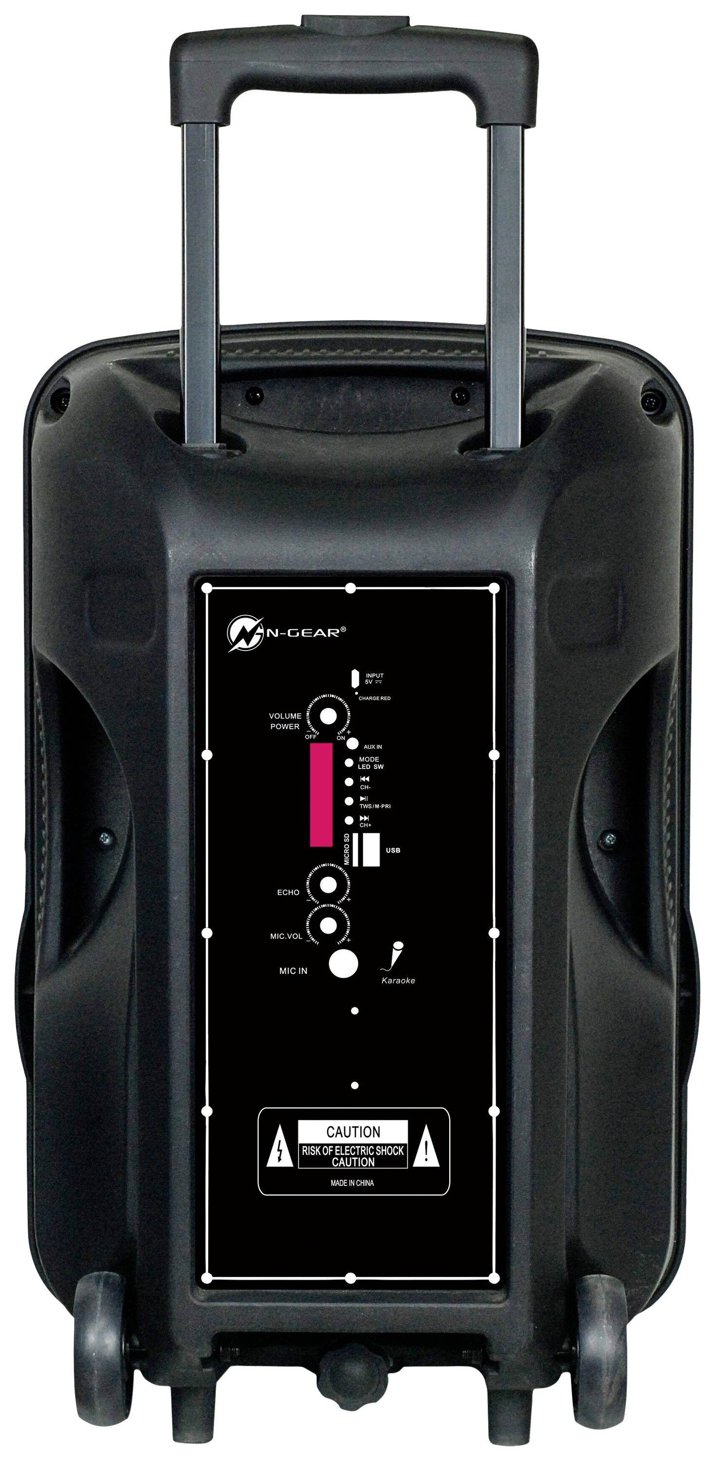 N-Gear Portable Trolley Bluetooth speaker 300 W Système karaoké-5