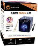 Batterie de jeu N-GEAR « N-Gear BLOCK420 jouet électronique batterie avec haut-parleur Bluetooth et microphone karaoké »