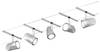 Paulmann 94465 Système de base pour éclairage sur câble GU5.3 chrome (mat), chrome