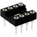 econ connect PZ8AW Support de circuits intégrés Nombre de pôles: 8 contacts de précision 1 pc(s) Tube