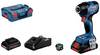 Visseuse à chocs sans fil Bosch Professional GDR 18V-210 C 06019J0102 18 V 4.0 Ah Li-Ion + module Bluetooth, + 2 batteries, + chargeur, + mallette