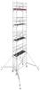 Krause 776075 FahrGerüst aluminium Echafaudage roulant mobile Hauteur de travail (max.): 10.30 m argent 250.5 kg