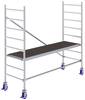 Krause 772015 FahrGerüst aluminium Echafaudage roulant mobile Hauteur de travail (max.): 3 m argent 54.4 kg