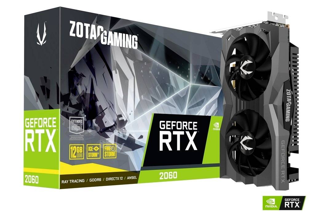 Zotac Carte graphique Nvidia GeForce RTX 2060 12 GB GDDR6-RAM PCIe x16 DisplayPort, HDMI™ overclockée-5