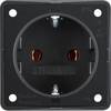 Berker Gamme d'interrupteurs complet Prise de courant Integro Flow noir 947782503 1 pc(s)
