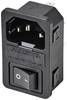 TRU COMPONENTS TC-10088420 Connectique pour appareils réfrigérants C14 embase mâle verticale Nombre total de pôles: 3 10 A noir 1 pc(s)