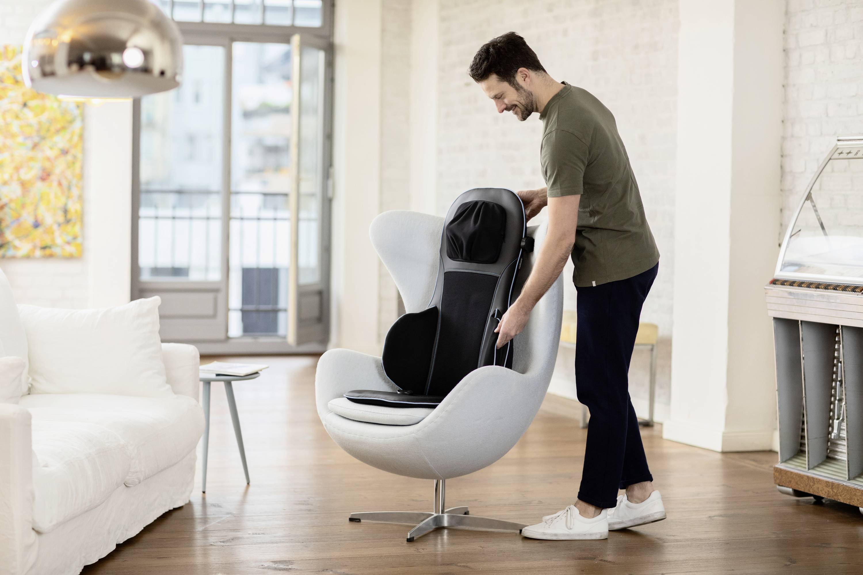 Medisana MC 825 New Generation Housse de siège massante 40 W bleu-11