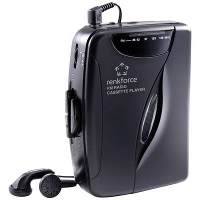 Lecteur de cassettes portable Renkforce RF-CP-150   noir