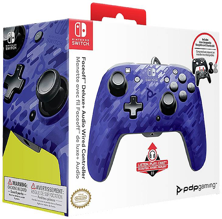 PDP 500-134-EU-CM02 Nintendo Switch bleu camouflage-8