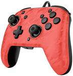 Contrôleur PDP Faceoff Deluxe+audio Camo Red Switch