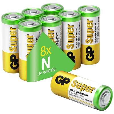 GP Batteries GPSUP910A359S8 Pile LR1 (N) alcaline(s) 1.5 V 8 pc(s