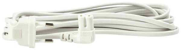 AS Schwabe 70884 alimentation Cordon électrique  blanc 5 m