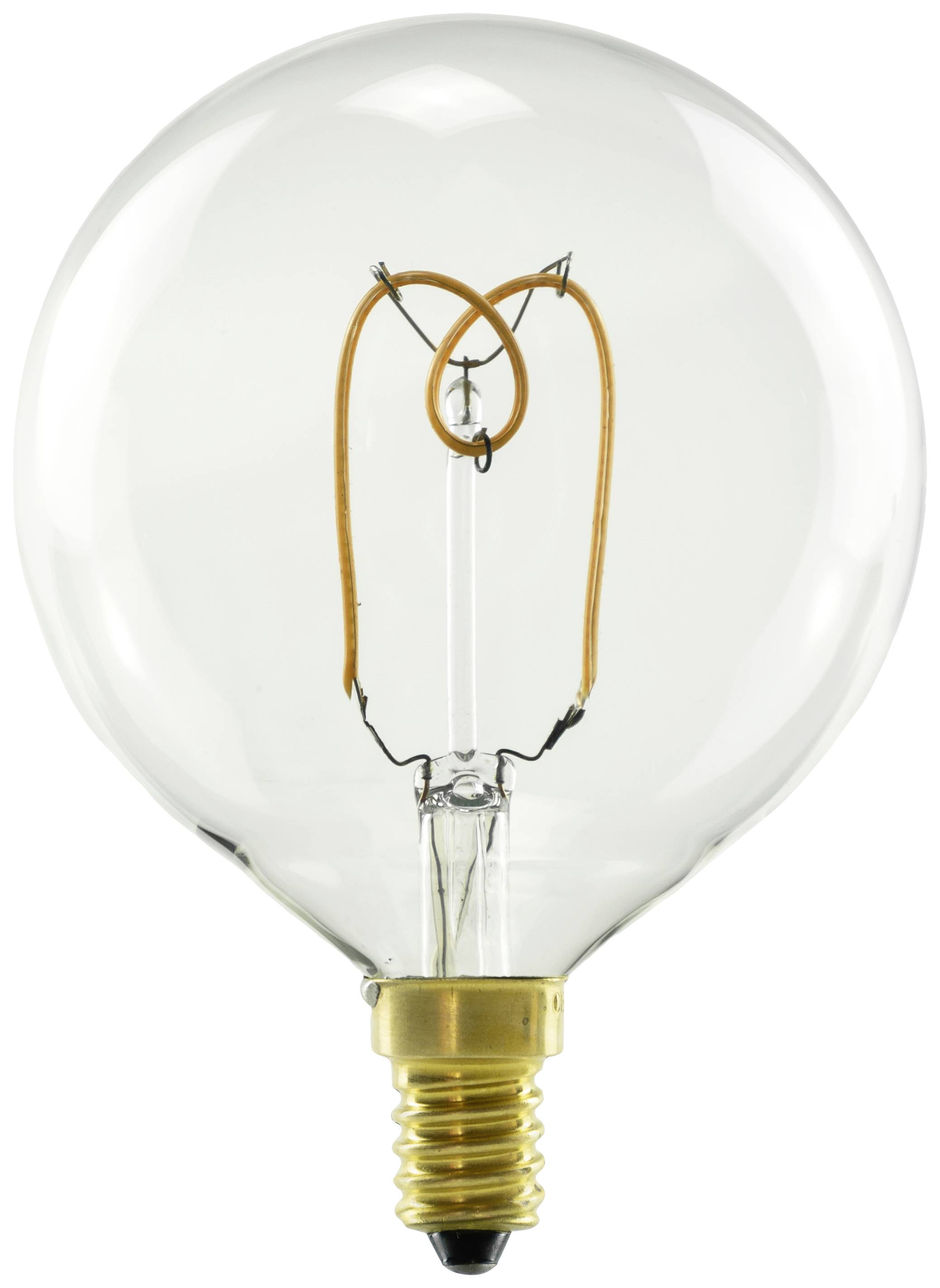 Segula 50658 LED CEE G (A - G) E14 forme de globe 3.2 W = 20 W blanc chaud (Ø x L) 80 mm x 125 mm 1 pc(s)