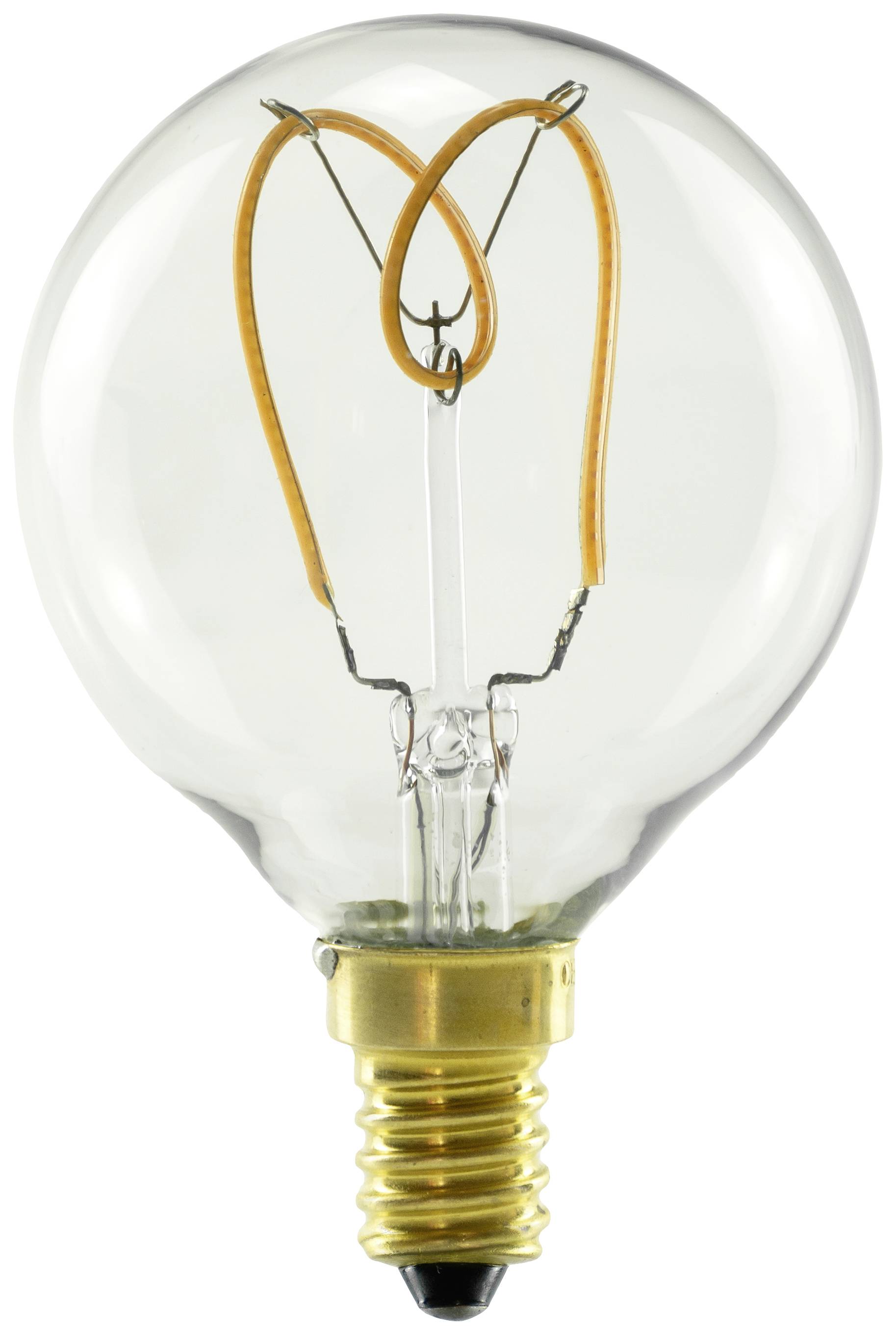 Segula 50657 LED CEE G (A - G) E14 forme de globe 3.2 W = 20 W blanc chaud (Ø x L) 60 mm x 90 mm 1 pc(s)