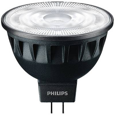 Un projecteur LED Philips avec douille GU5.3, adapté pour un éclairage économe en énergie.