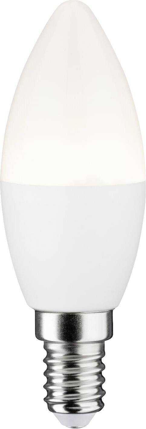 Une ampoule LED en forme de bougie avec culot E14, adaptée aux luminaires à petit support. Économe en énergie et durable.