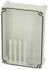 Fibox Cover, PC Grey 3730556 Boîtier universel 280 x 190 x 80 Polycarbonate gris clair (RAL 7035) 1 pc(s)
