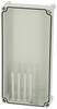 Fibox Cover, PC Grey 3730557 Boîtier universel 380 x 190 x 80 Polycarbonate gris clair (RAL 7035) 1 pc(s)