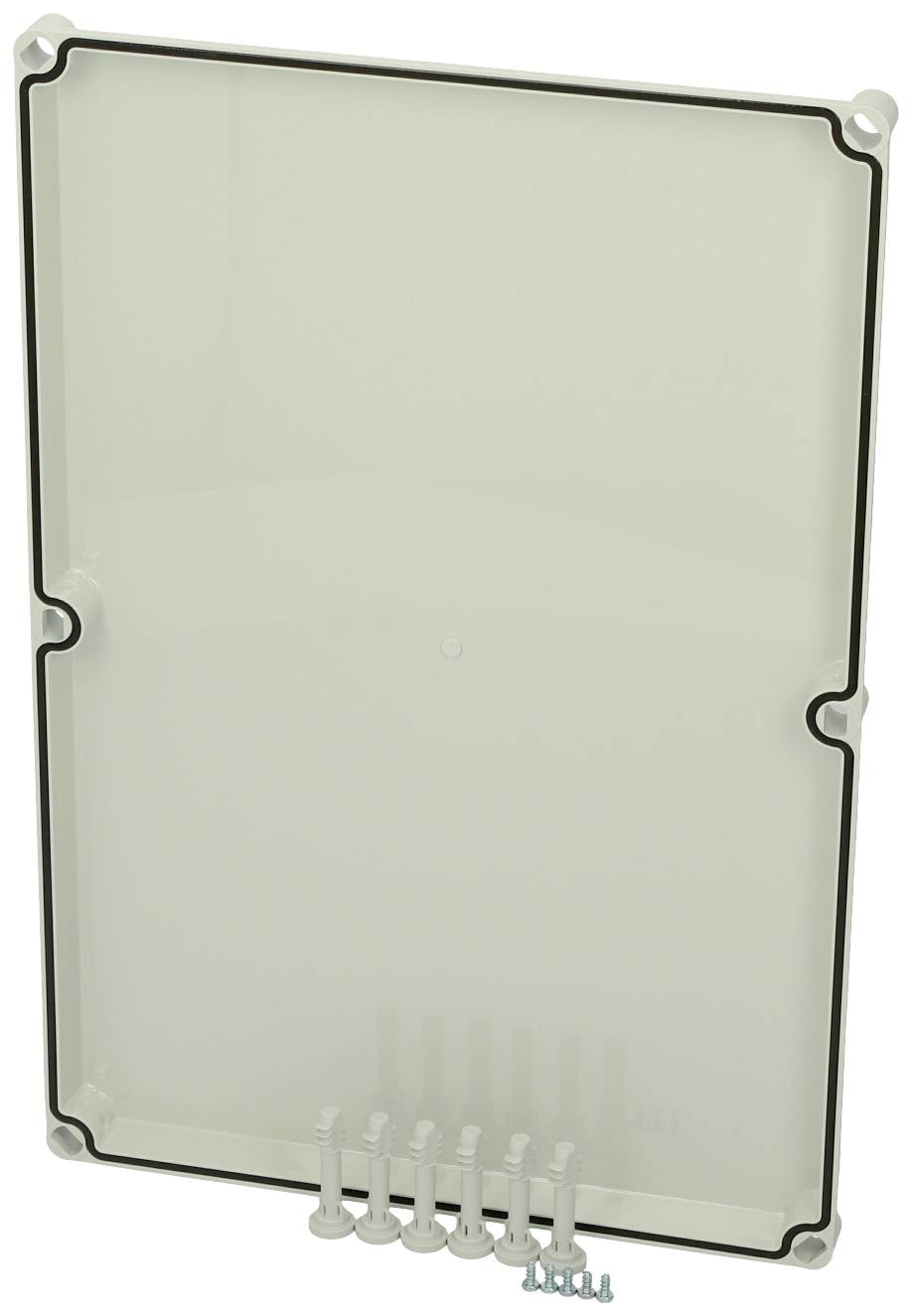 Fibox Cover, PC Grey 3730320 Boîtier universel 560 x 380 x 30 Polycarbonate gris clair (RAL 7035) 1 pc(s)