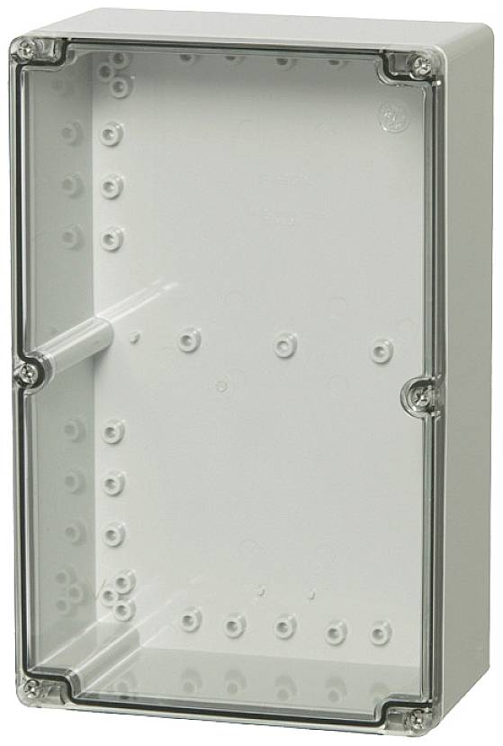 Fibox Enclosure, PC Clear transparent cover 7022861 Boîtier universel 250 x 160 x 125 Polycarbonate gris clair (RAL 7035