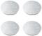 Quatre piles bouton lithium rondes de couleur argentée portant l'inscription « CR2016 Lithium Cell 3V ».